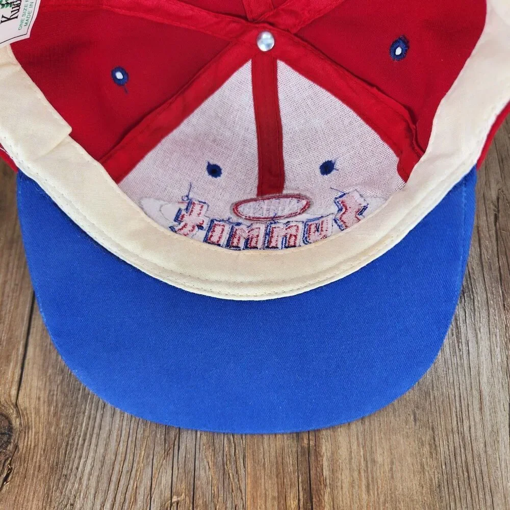 VTG NHRA Summit Racing Inaugural Las Vegas Snapback Hat Cap Red Blue Kudzu USA